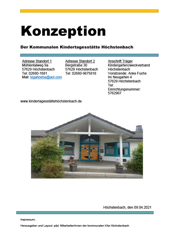 Konzeption Kita Höchstenbach